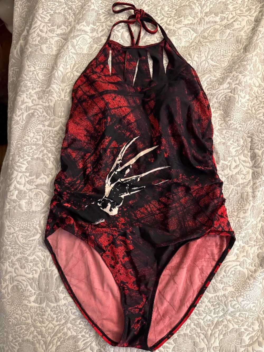 Hot Topic A Nightmare On Elm Street Freddy Glove Swimsuit